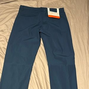 Hudson & Barrow Performance Tech Pants 34x30 Midnight Blue